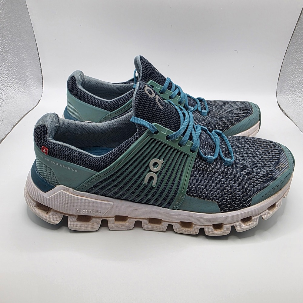 On Cloudswift Running Shoes Teal Navy | Womens 6.5